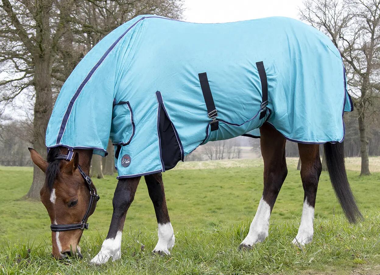 Paardenvliegendeken met halsdekking HKM Lissabon- Style 4/6