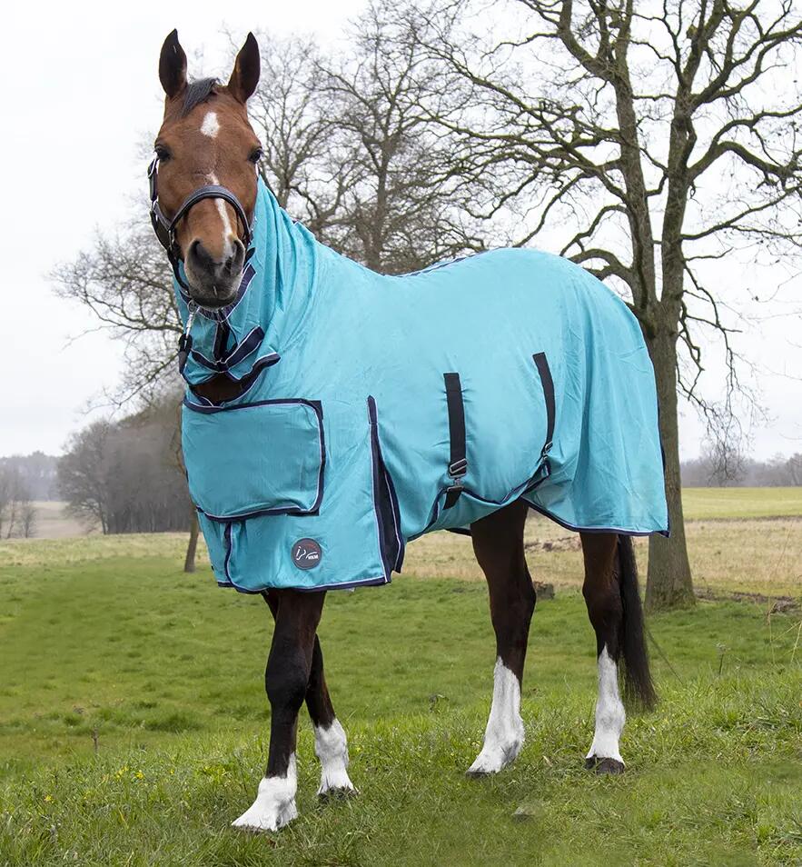 Paardenvliegendeken met halsdekking HKM Lissabon- Style 3/6