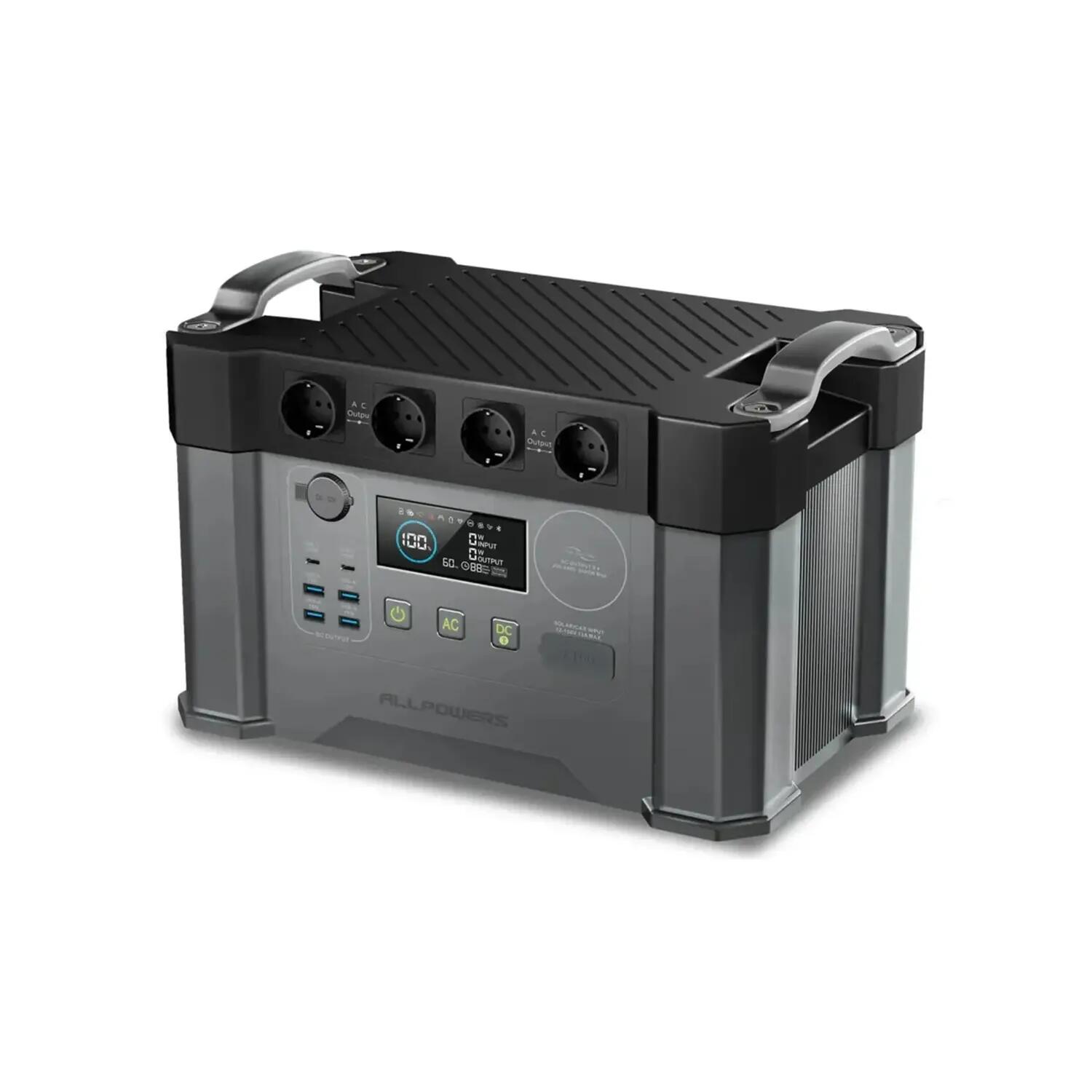 S2000 Pro Estação de energia portátil – 2400W 1451Wh 10/11
