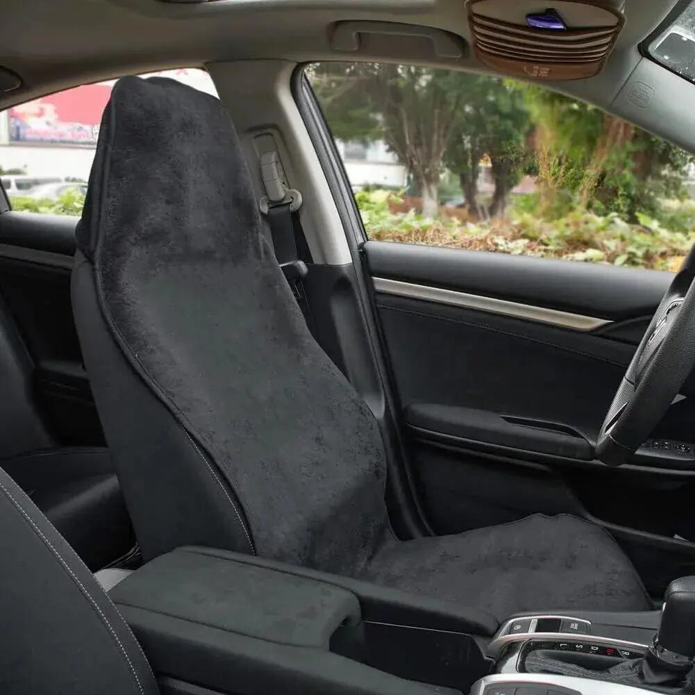 Coprisedile auto impermeabile sport - set da 2 - nero 4/5