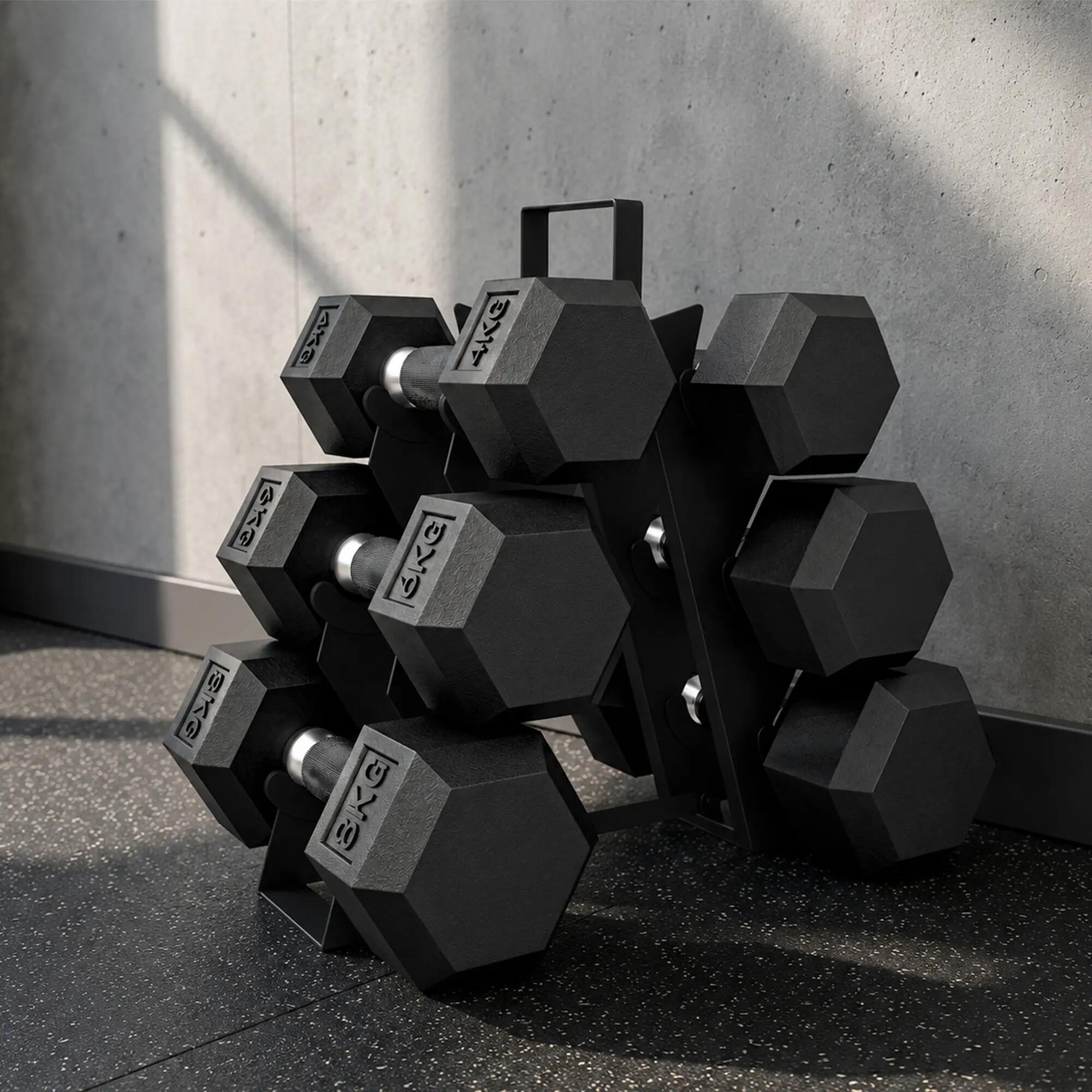 Juego de Mancuernas SPORTNOW 34x10x32 cm Negro 2/4