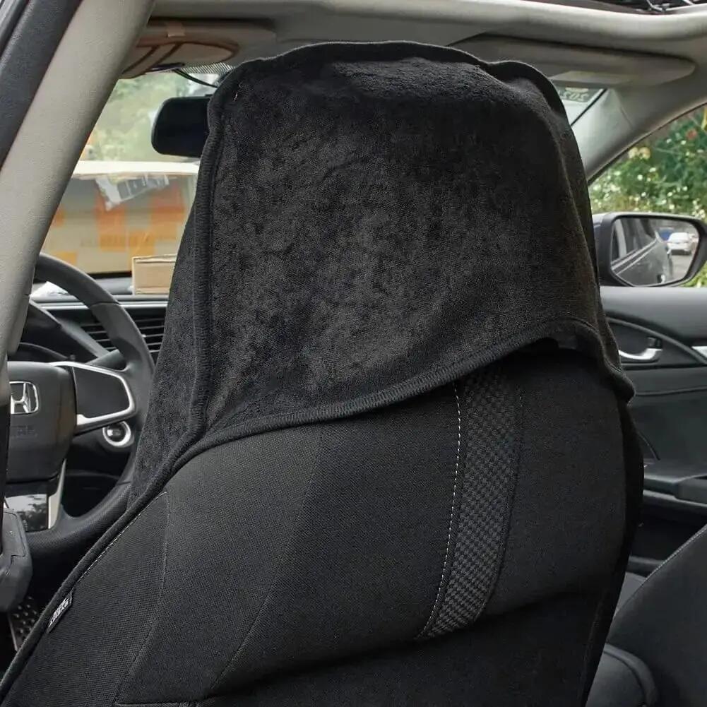 Coprisedile auto impermeabile sport - set da 2 - nero 2/5