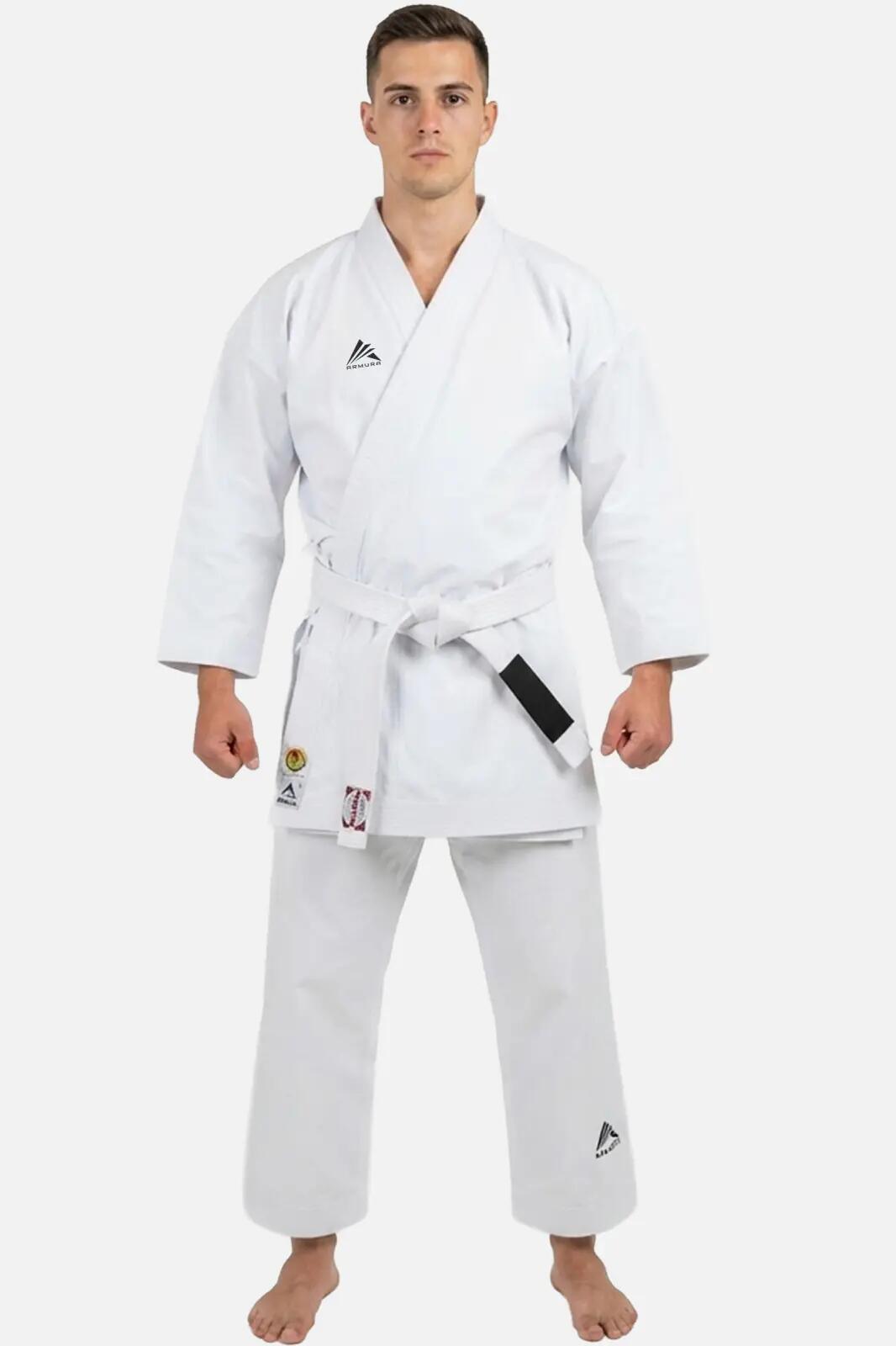Kimono Karate ARMURA Kata Alb - Aprobat Oficial WUKF 1/6