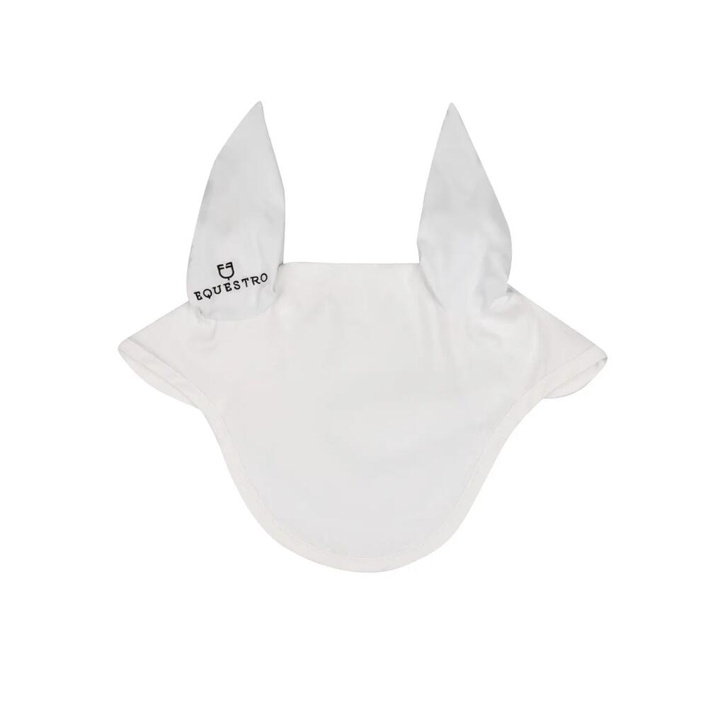 Cotton pony bonnet with stretchable ears