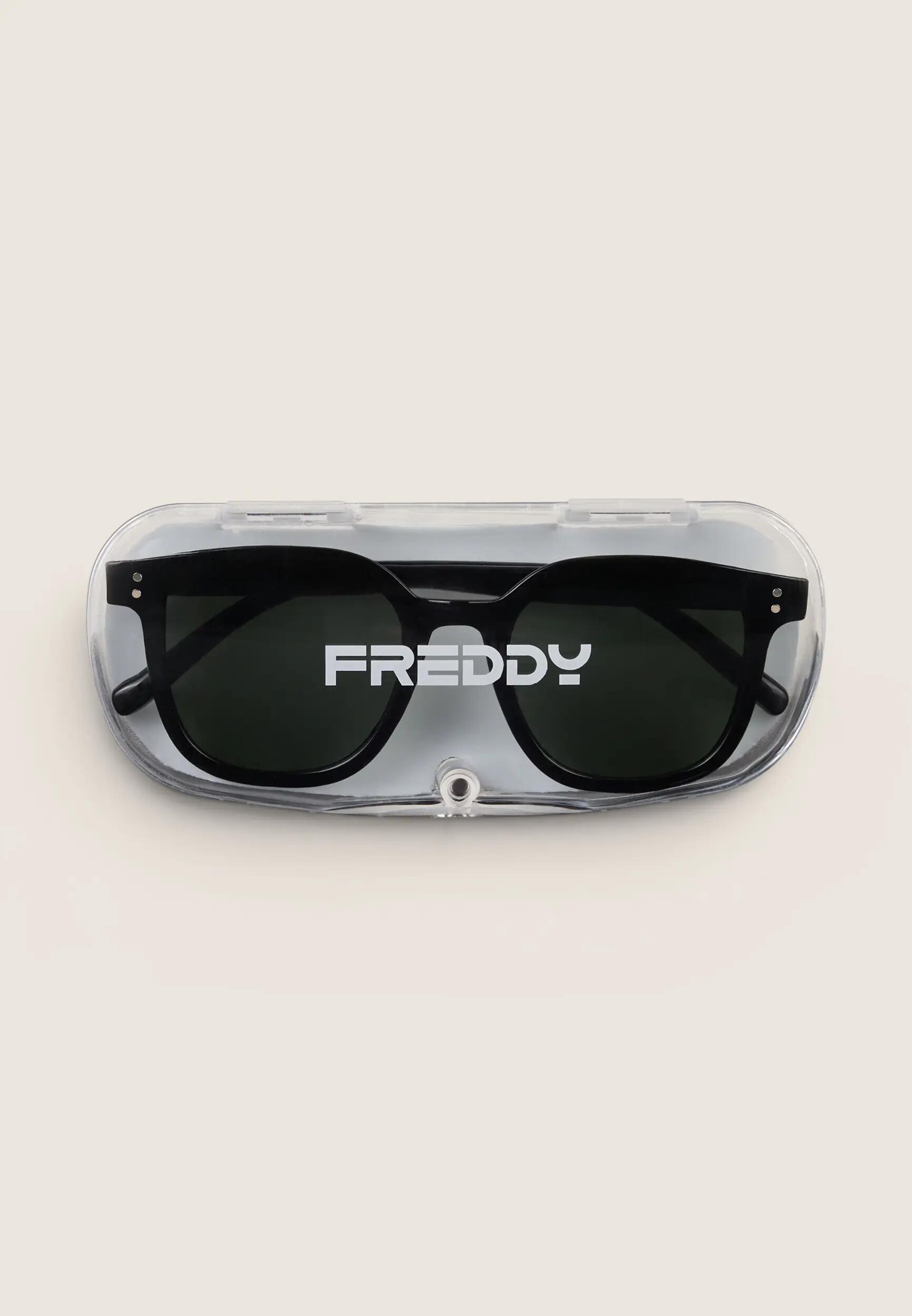 Occhiali da Sole Neri Unisex con logo FREDDY 4/5