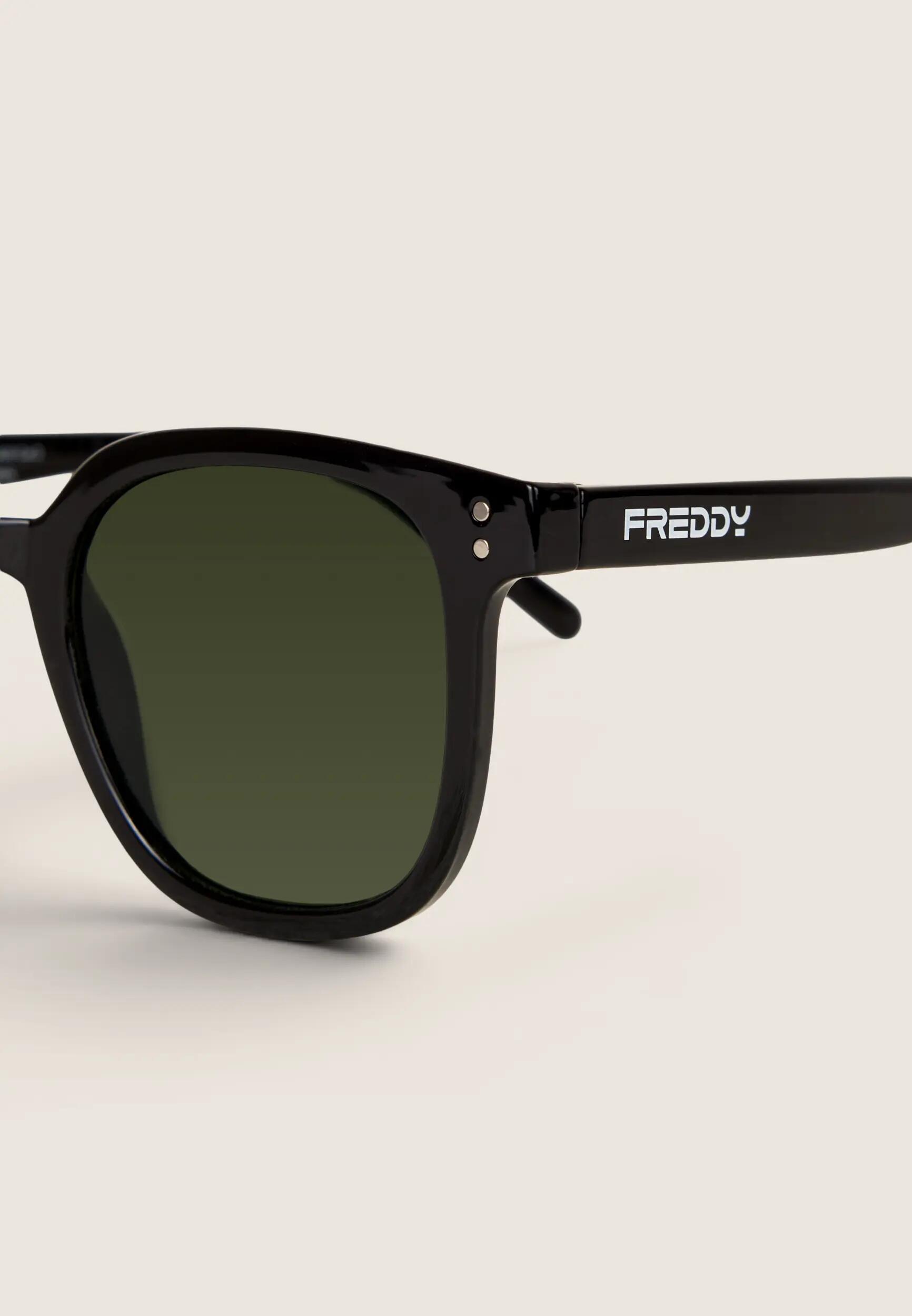 Occhiali da Sole Neri Unisex con logo FREDDY 2/5