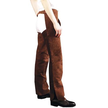Chaps en cuir suédé