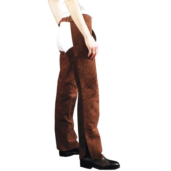 Chaps en cuir suédé