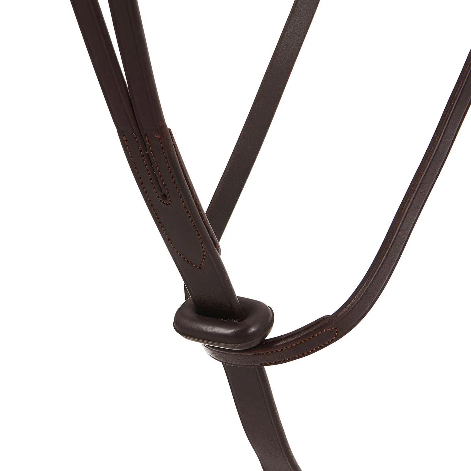 Martingala de piel con collar 3/6