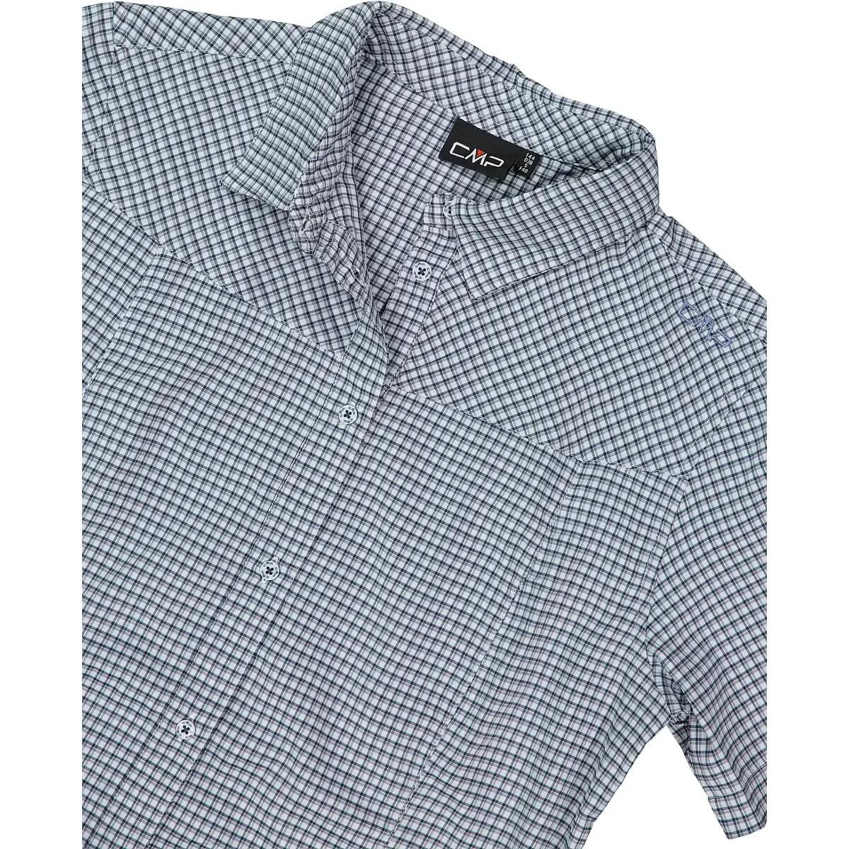 Bluse geruchshemmend feuchtigkeitsregulierend Damen - Tech Shirt Button-Up 4/4