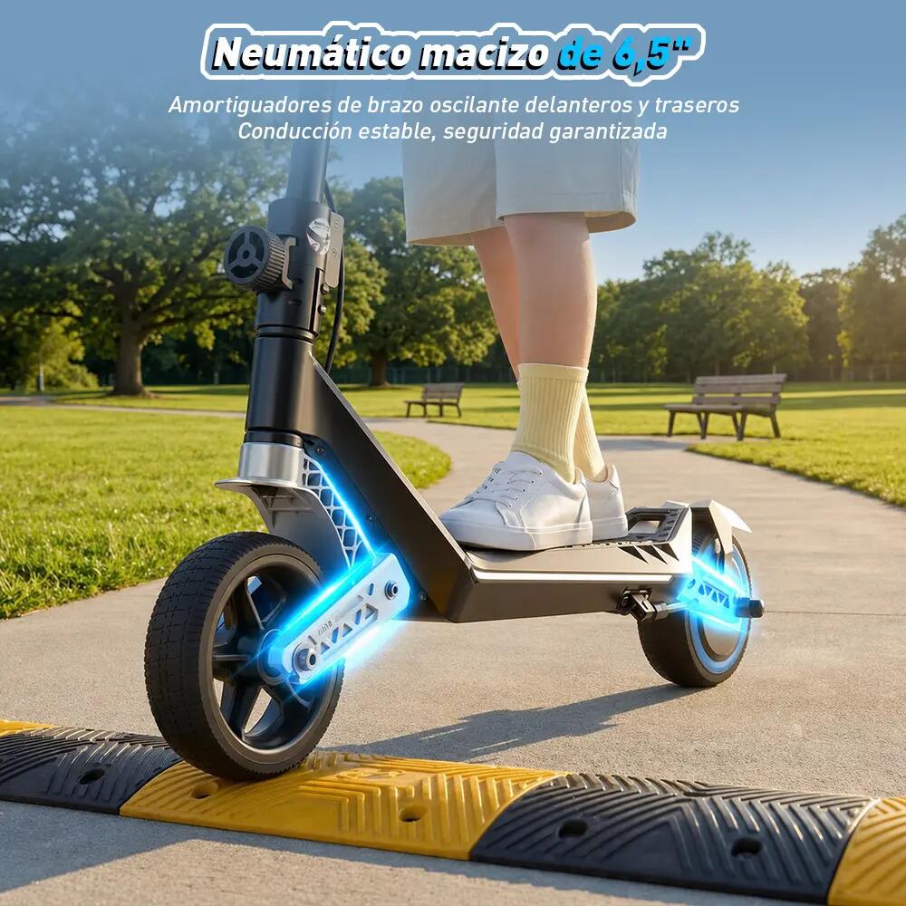 Patinete eléctrico infantil iScooter K6 con batería de 21,6 V y 2,6 Ah 5/7