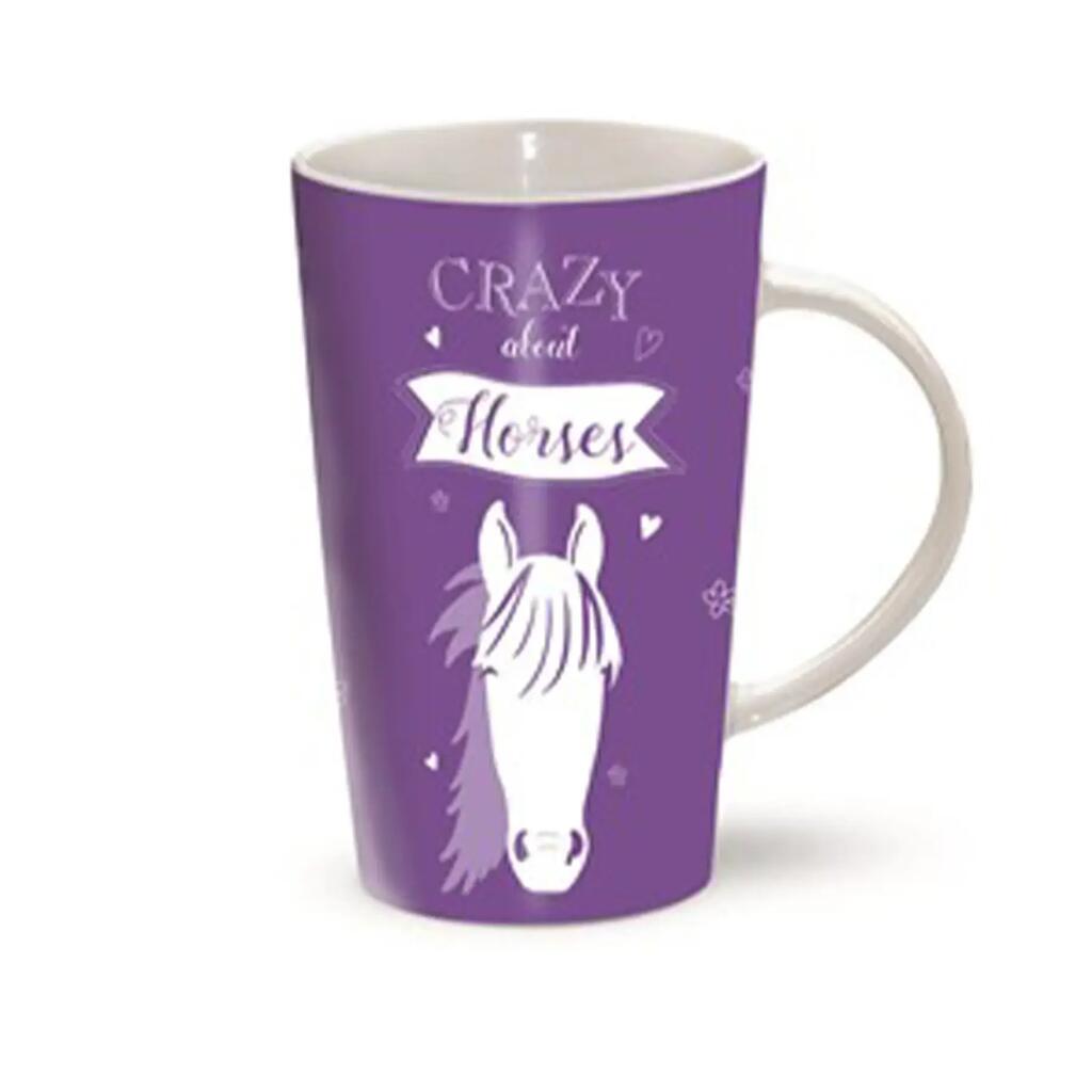 Mug Red Horse Latte Macchiato