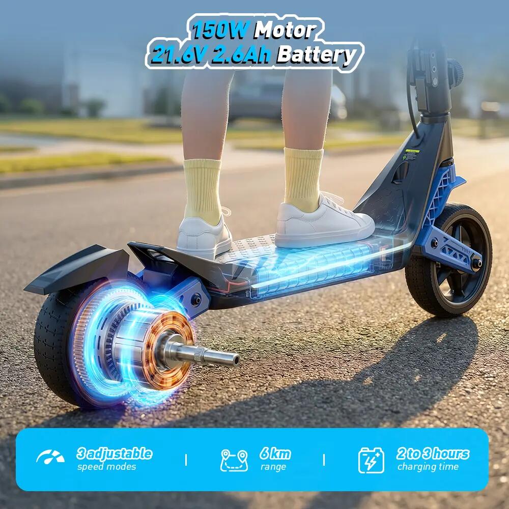 Patinete eléctrico infantil iScooter K6, 3 niveles de velocidad. 3/7
