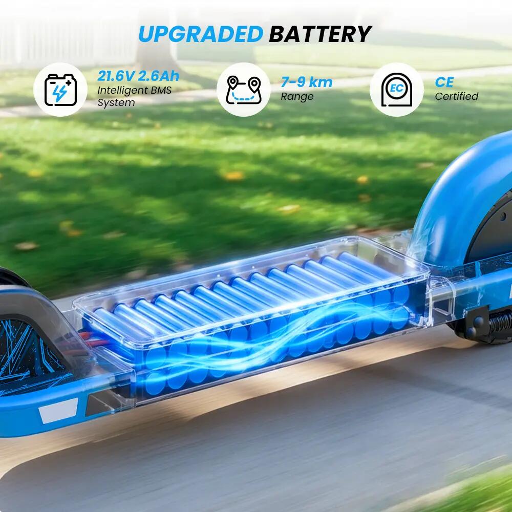 Patinete eléctrico infantil iScooter K4, Bluetooth, luz LED. 3/7