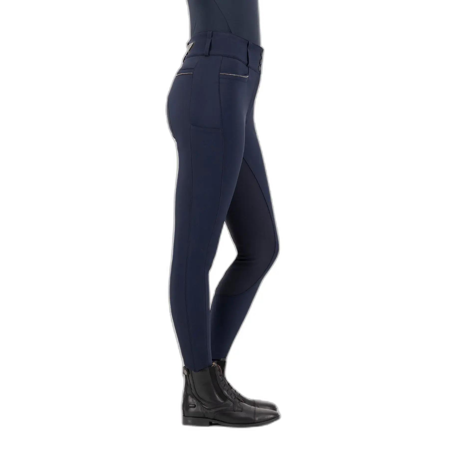 Calças de equitação de cintura alta full grip para mulher Euro-Star Arielle 4/4