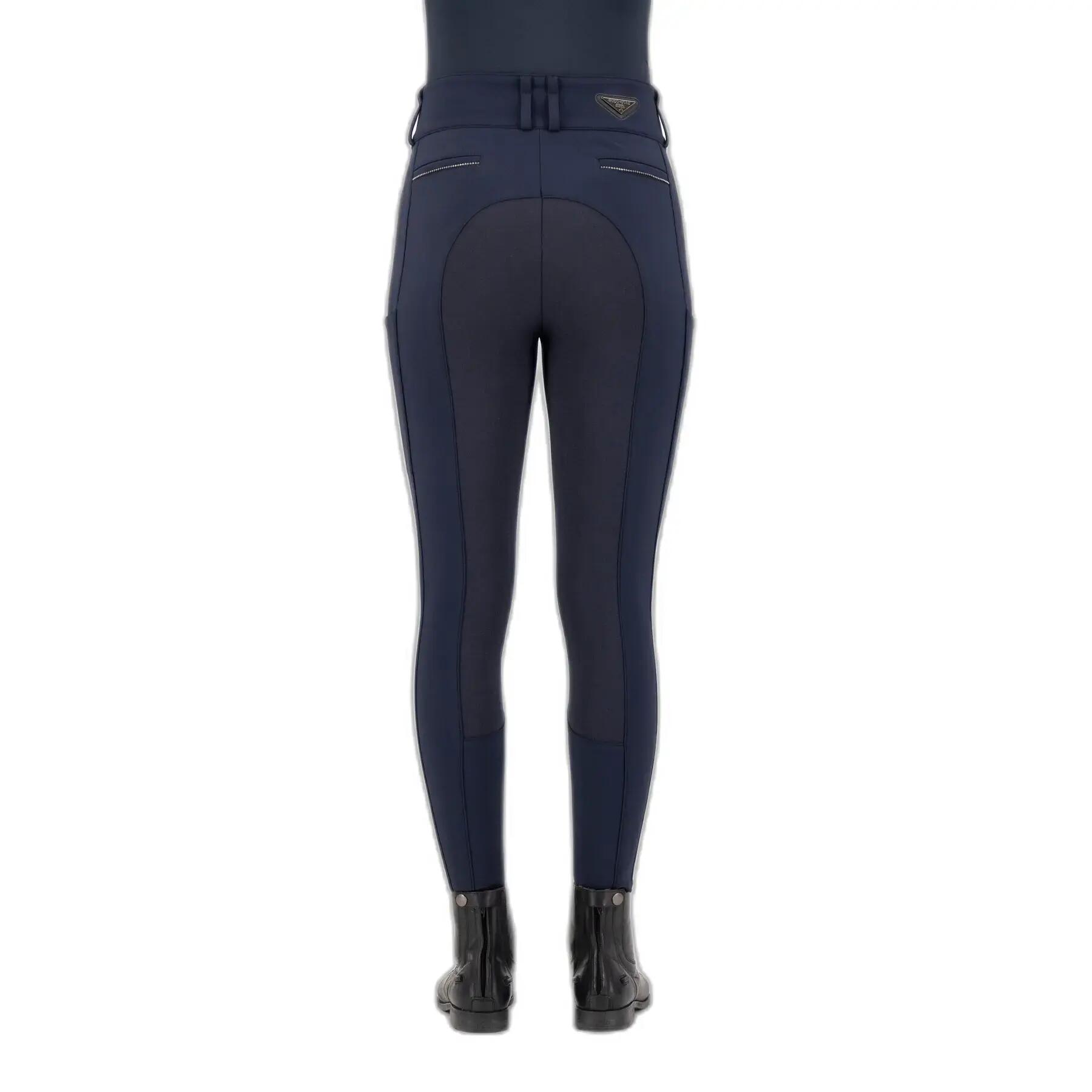 Calças de equitação de cintura alta full grip para mulher Euro-Star Arielle 2/4