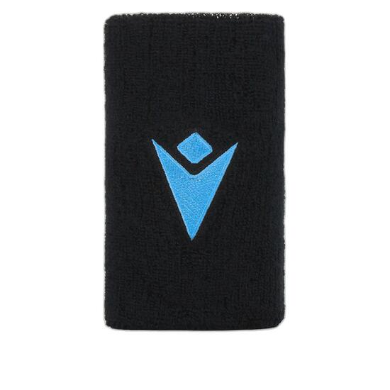 Polsbanden - tennis - onzijdig - absorberend stretchkatoen - zwart/bleu clair