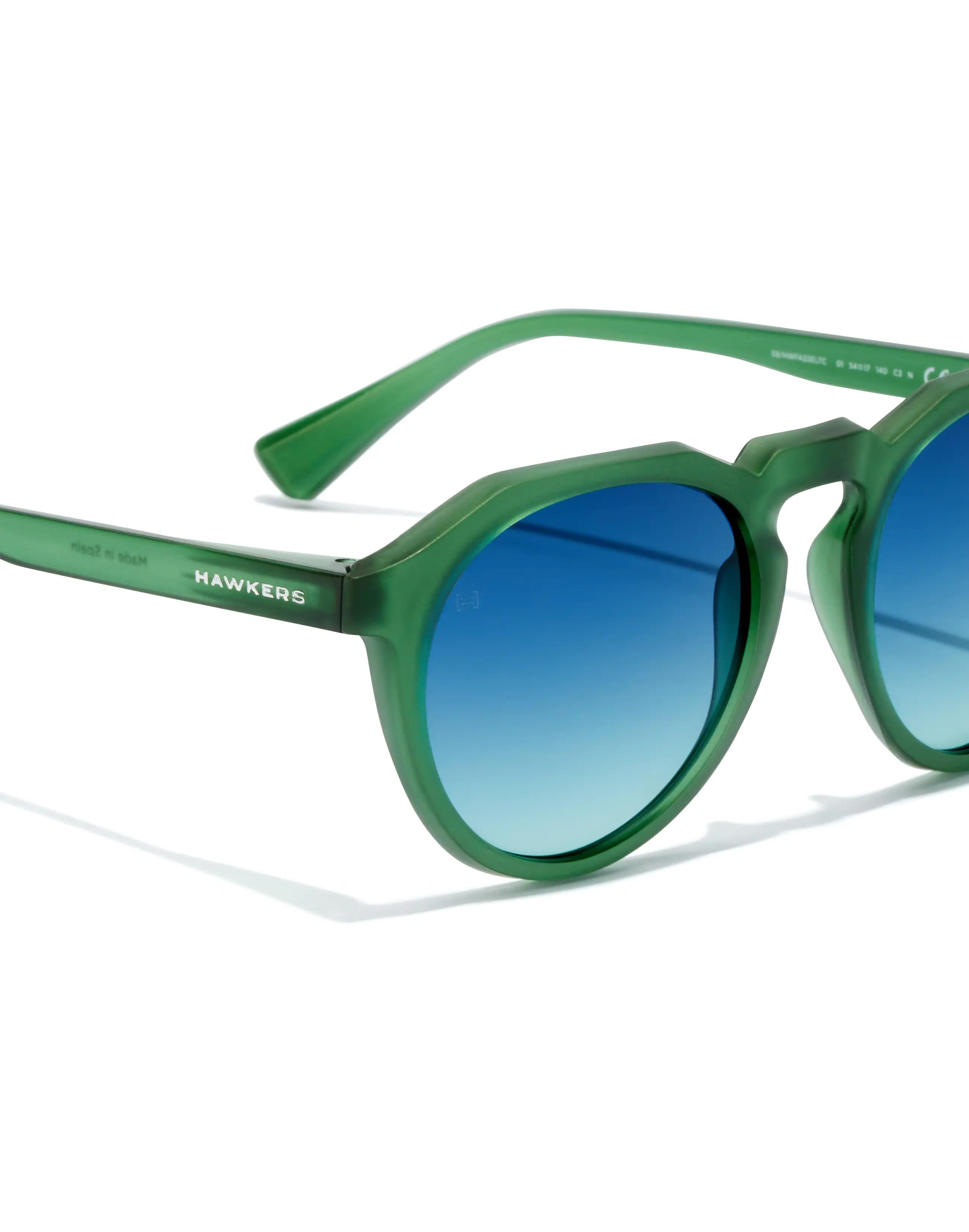 HAWKERS - Occhiali da sole per uomini e donne morbido blu Verde - WARWICK RAW 3/8