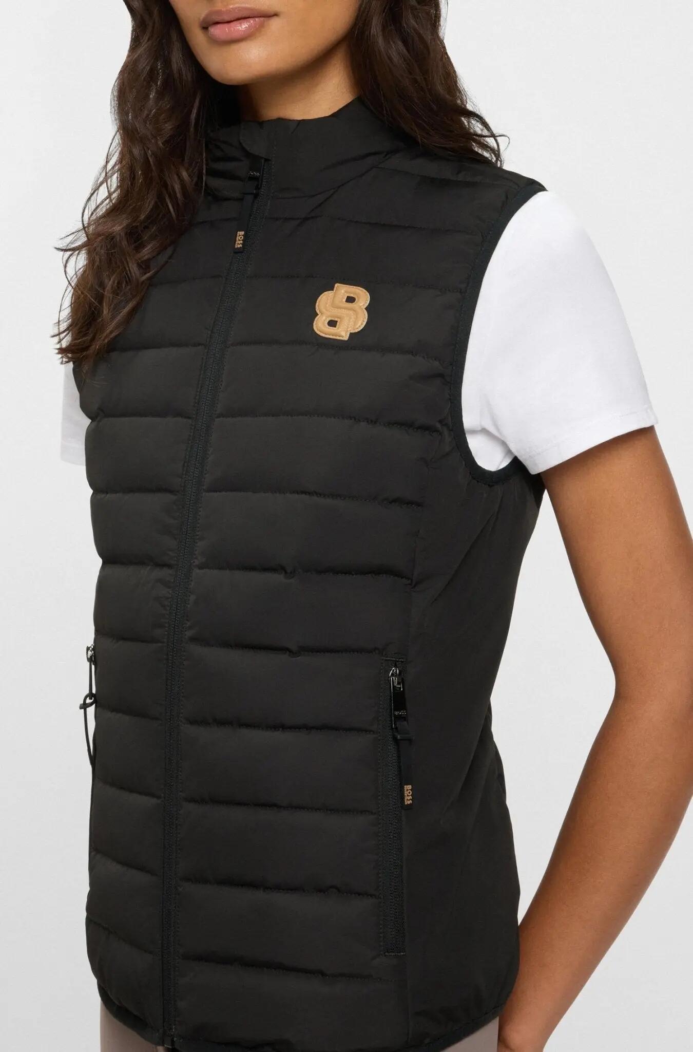 Boss Equestrian Livian Light Puffer Vest Dames Zwart - 7/7