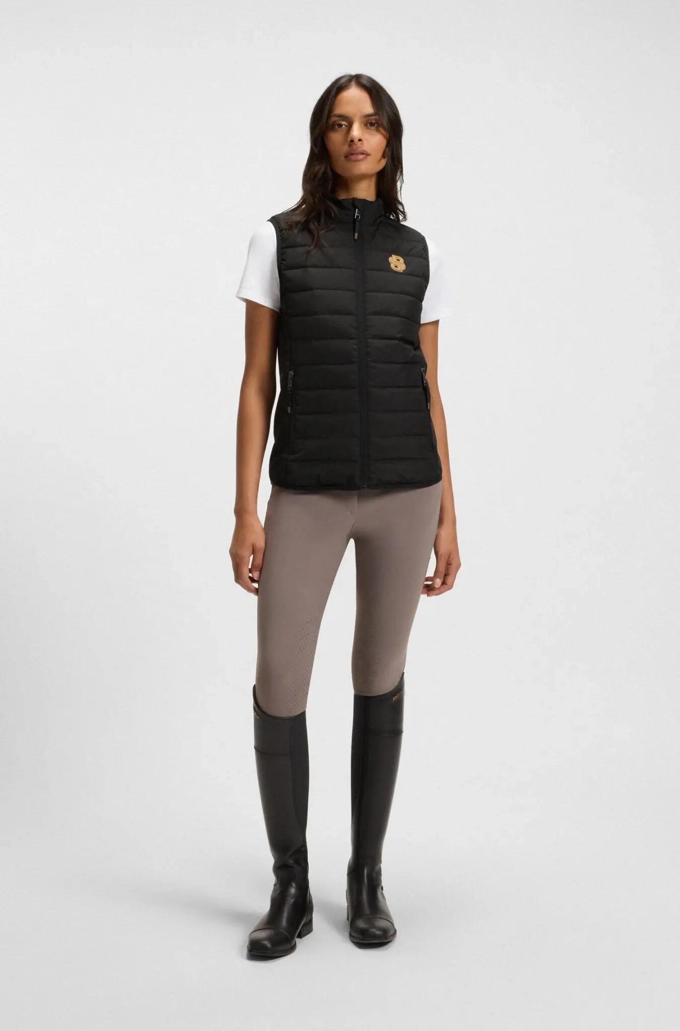 Boss Equestrian Livian Light Puffer Vest Dames Zwart - 4/7