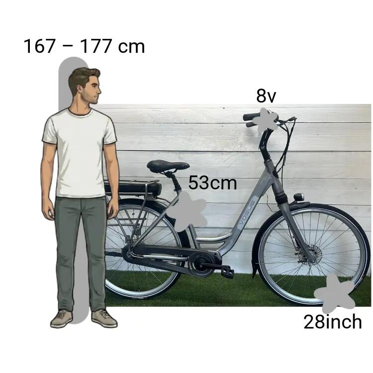 Bicicleta usada Vogue Infinity MDS 2/4