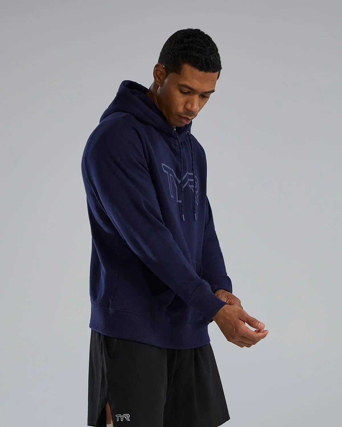 Felpa con cappuccio Tecnico TYR UltraSoft Big Logo 4/7