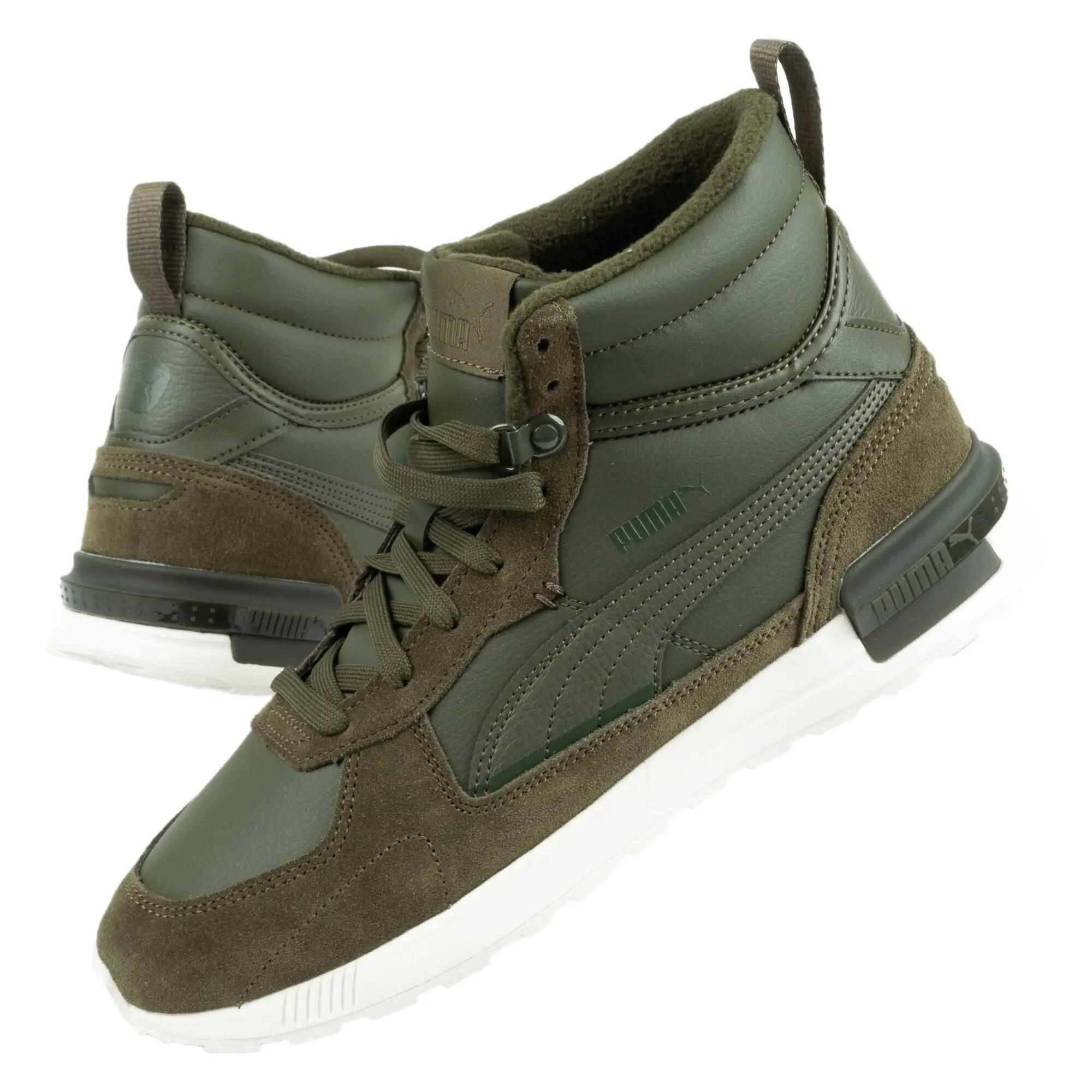 Graviton Mid sneakers PUMA Forest Night Green 10/10