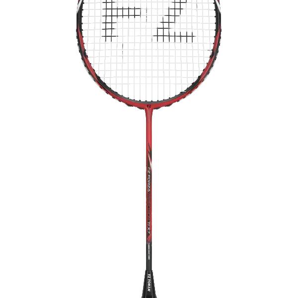 Raquette de badminton offensive, rigide, precision ti x7, rouge 5/6