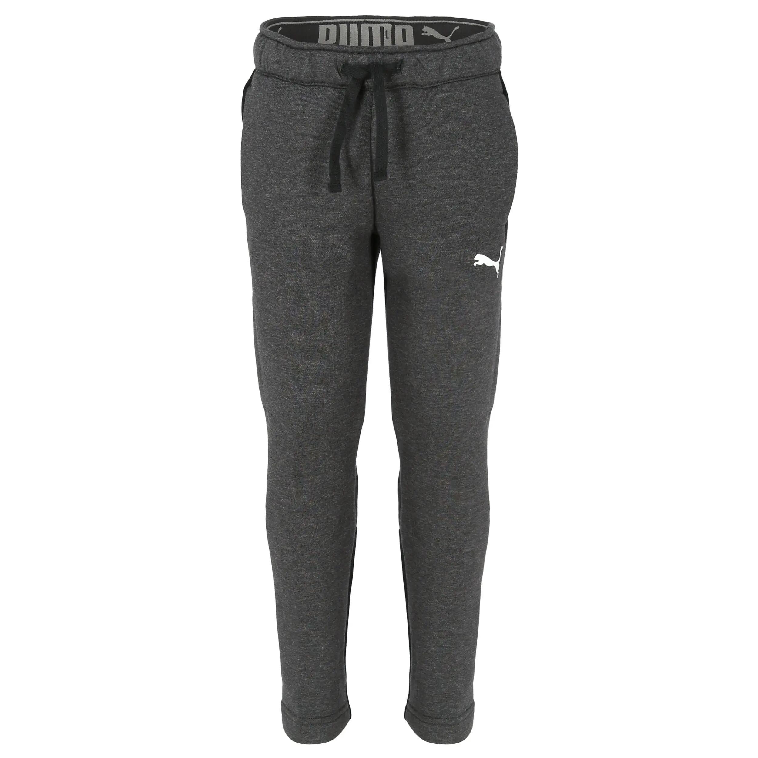 Chándales Infantiles Puma Sweat Pants Gris Oscuro Heather Junior Negro 4/6