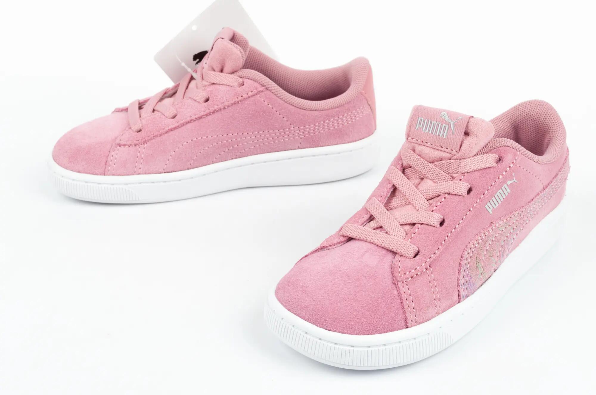 Sneaker "Vikky", Ökologisches Leder Kinder Pink 8/10