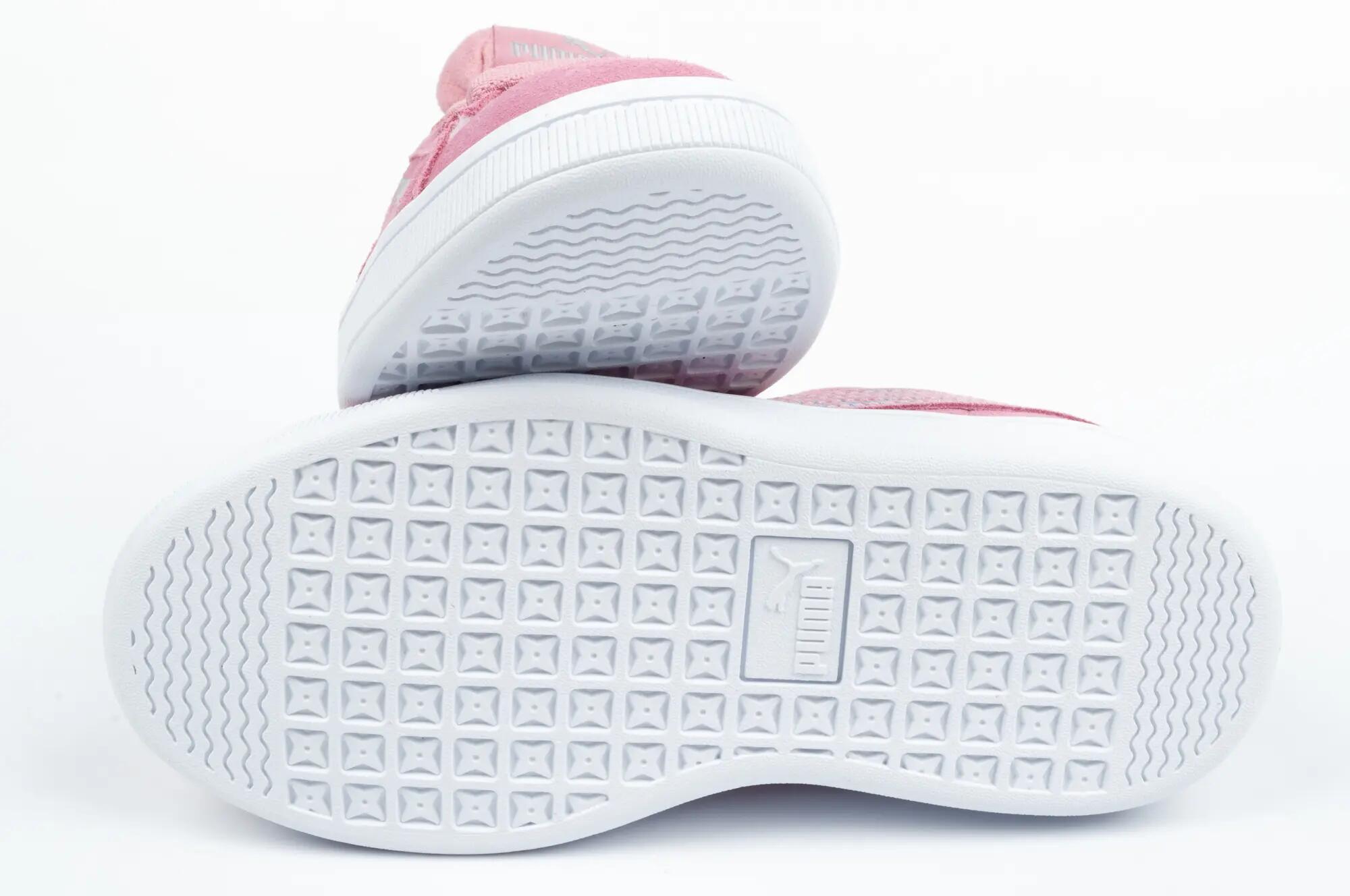 Scarpe Sportive Pelle Di Camoscio Bambini Puma Vikky Rosa 8/9