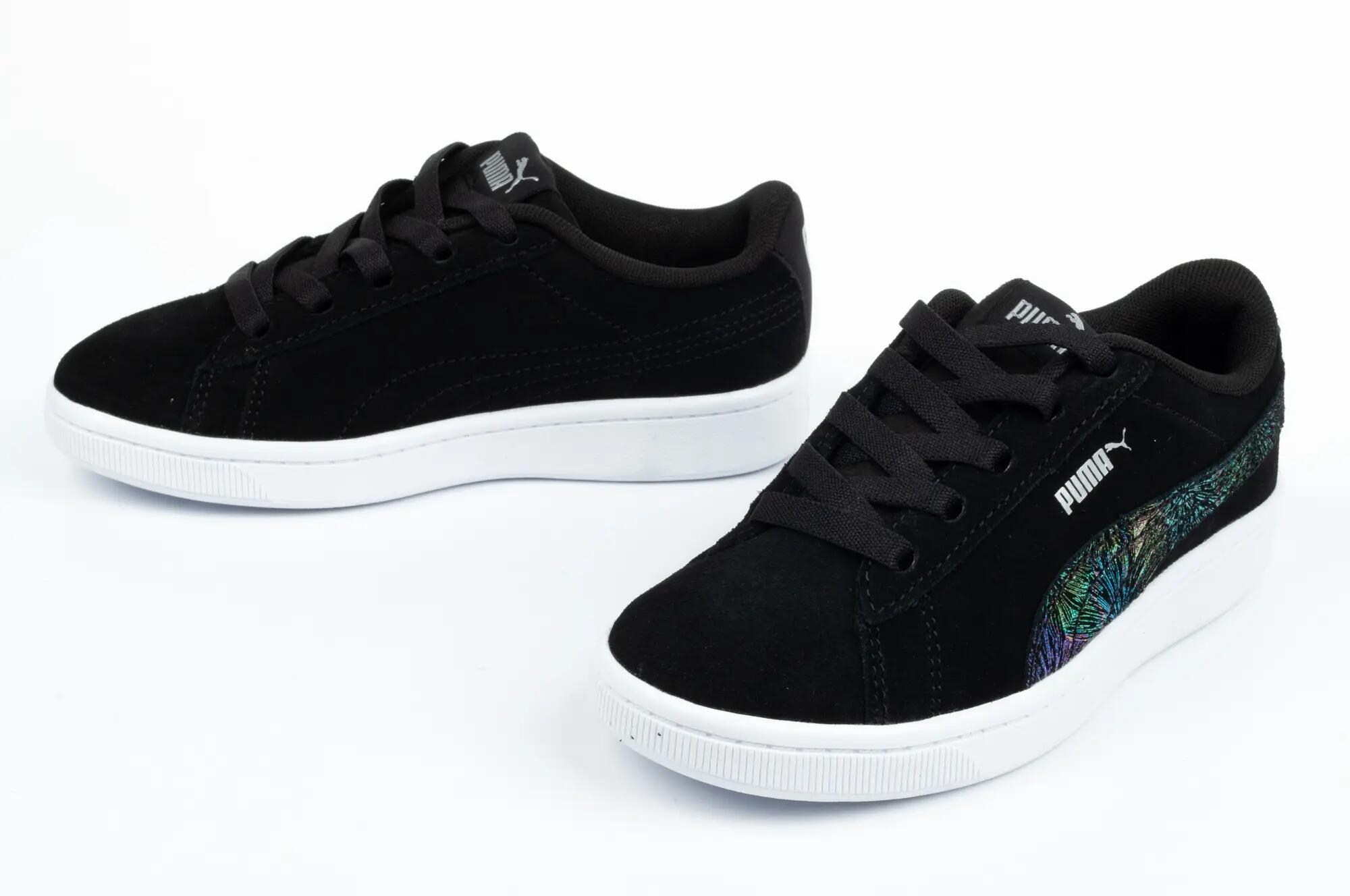 Scarpe Sportive Pelle Di Camoscio Bambini Puma Vikky Nero 7/9