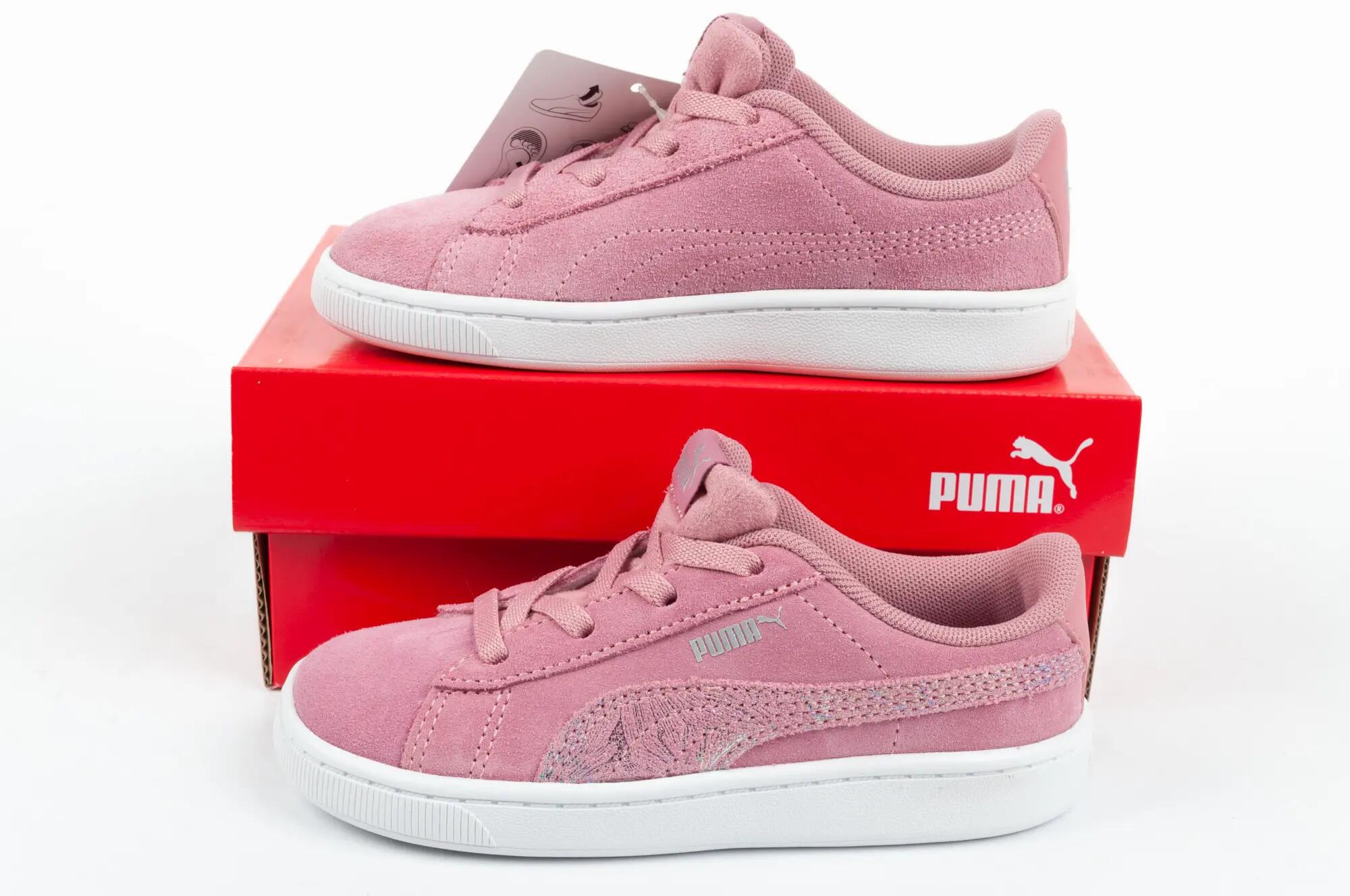 Sneaker "Vikky", Ökologisches Leder Kinder Pink 10/10