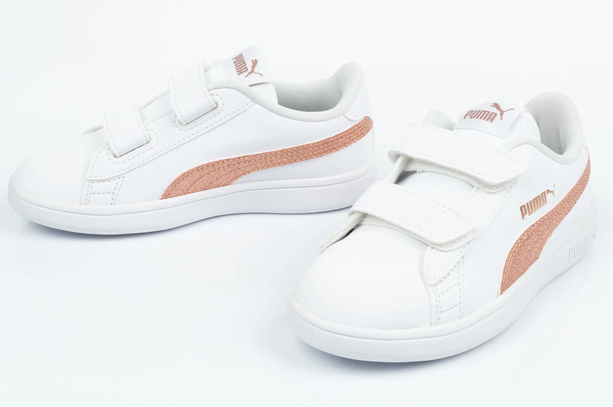 Calçado Smash Ecological Leather para crianças e jovens (Branco) 8/10