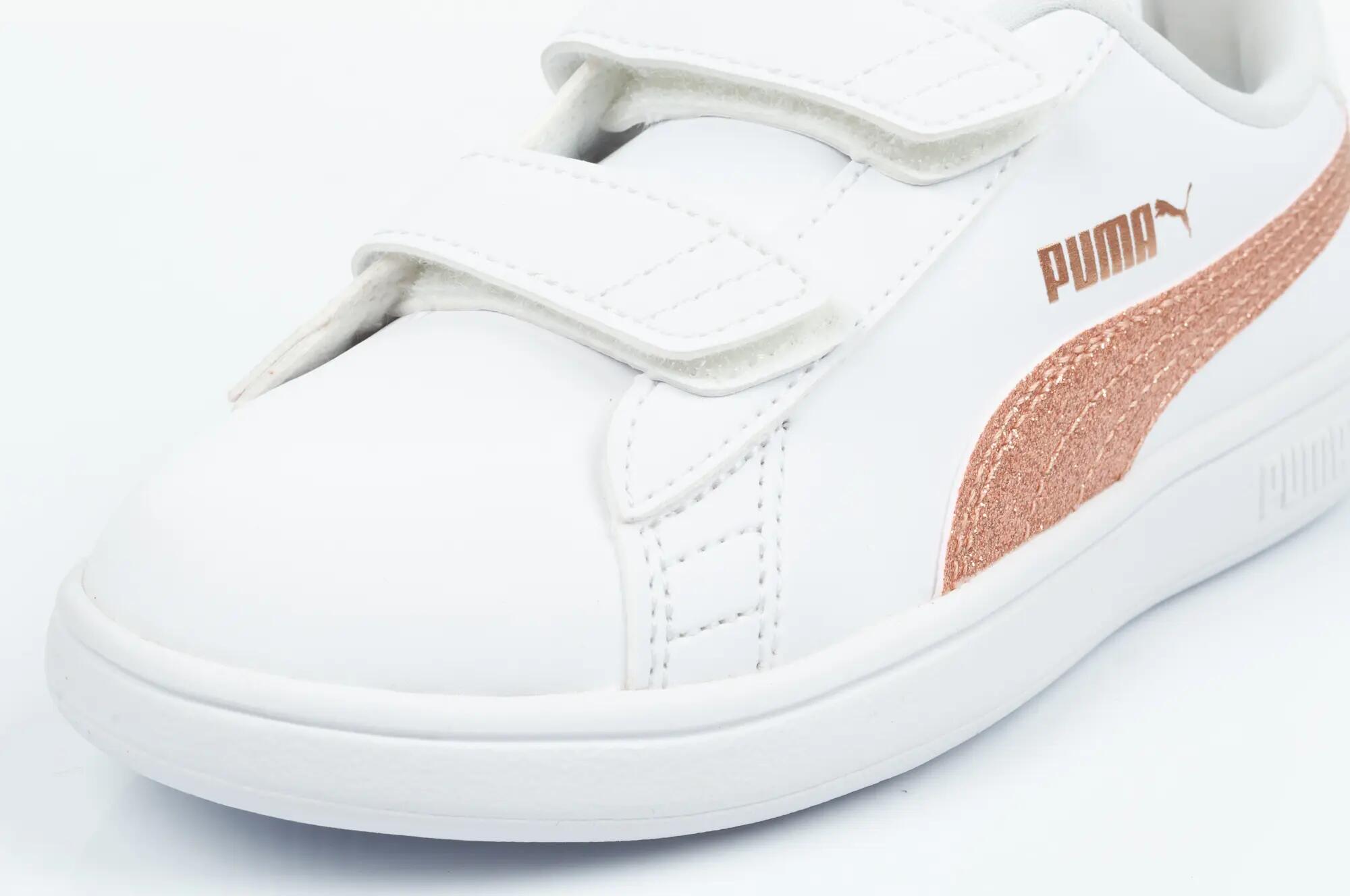 Calçado Smash Ecological Leather para crianças e jovens (Branco) 6/10
