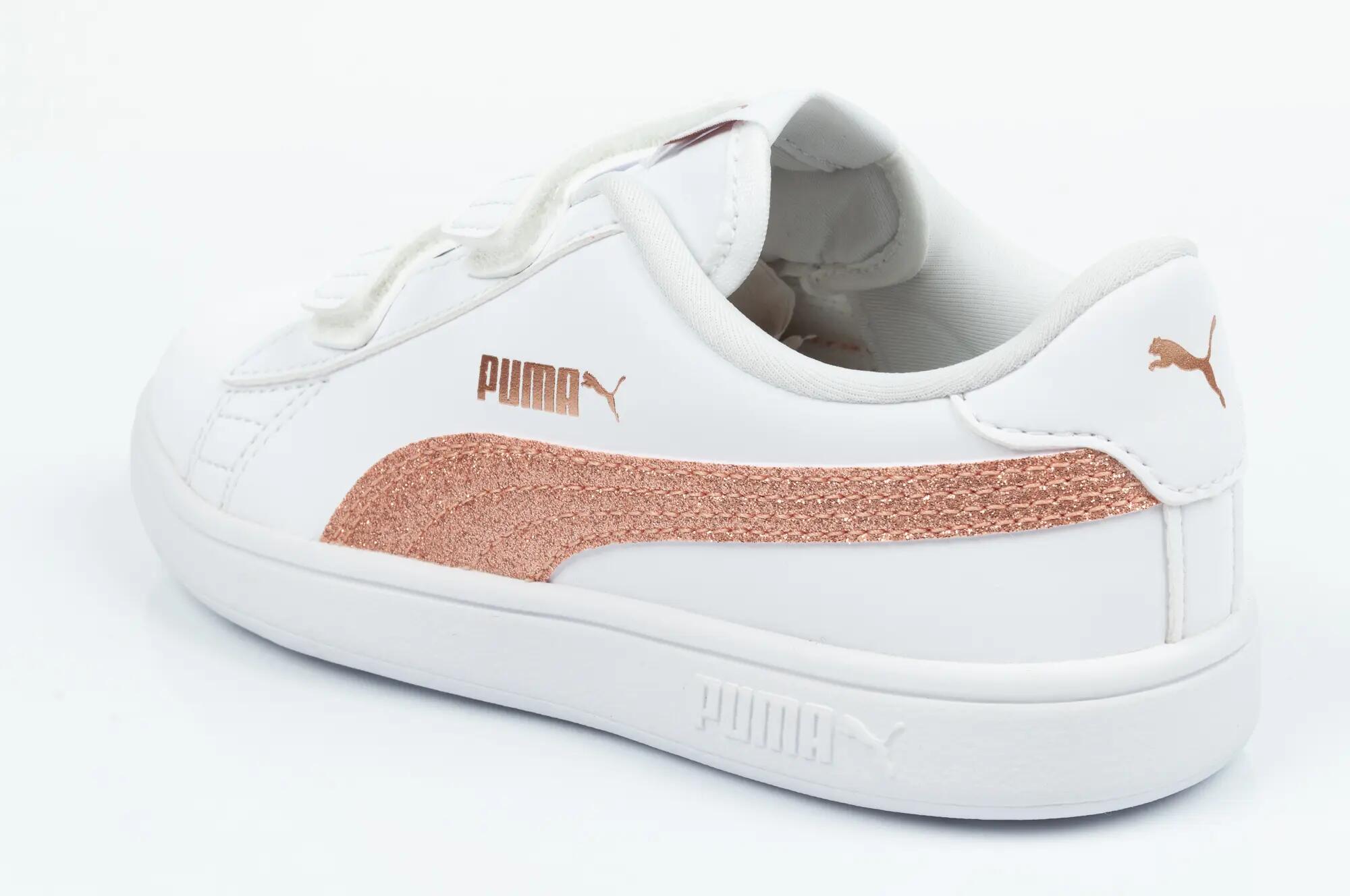 Calçado Smash Ecological Leather para crianças e jovens (Branco) 5/10