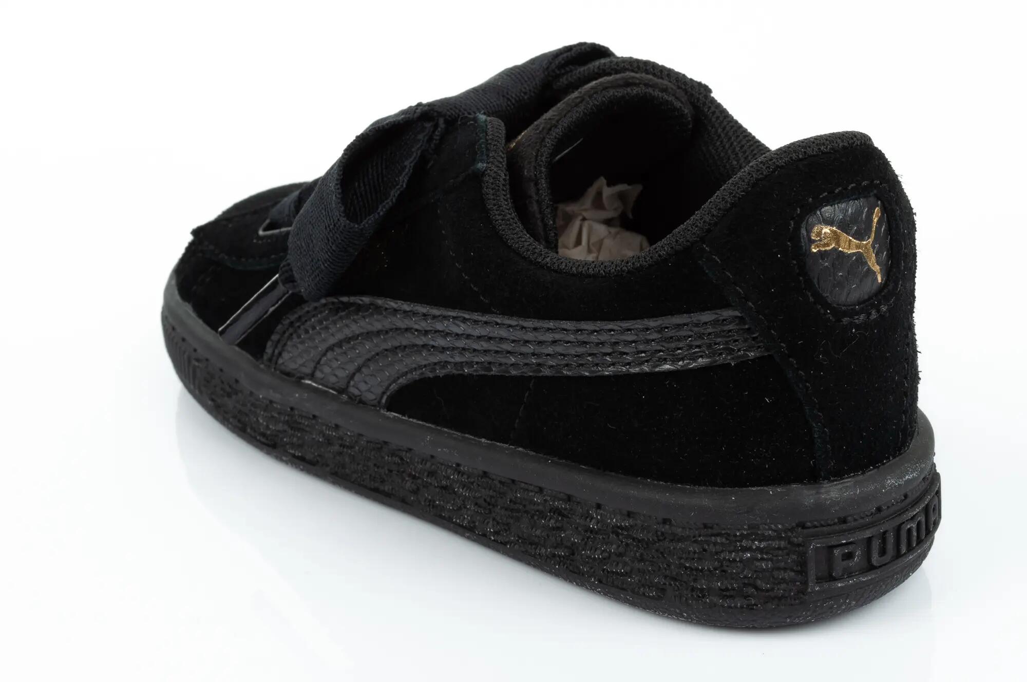 Scarpe Sportive Cuore Pelle Bambini Puma SNK Nero 5/10
