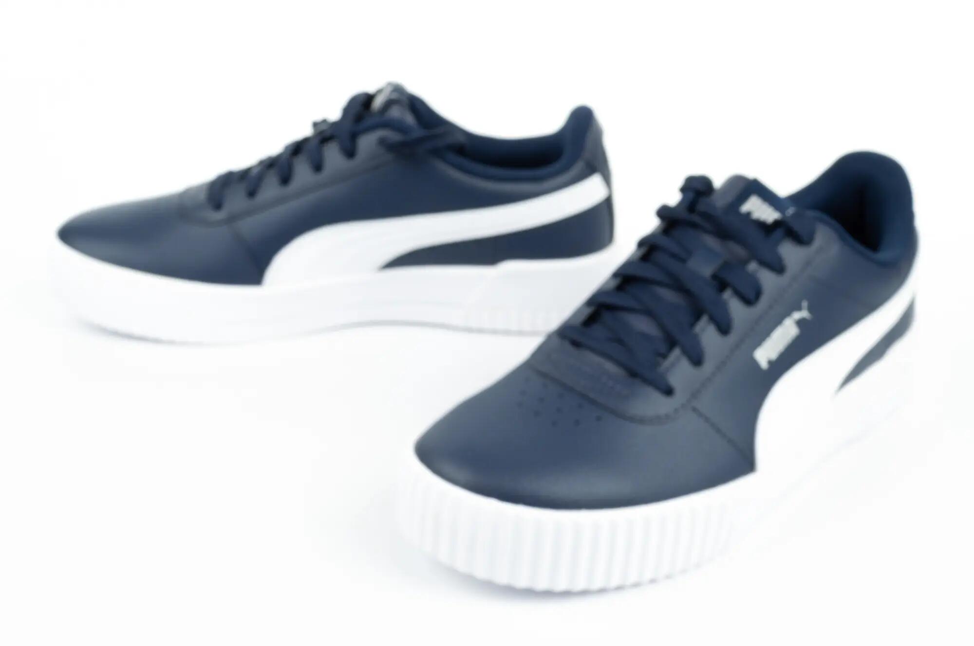 Zapatillas Deportivas de Cuero Carina para Mujer Azul Marino 8/10