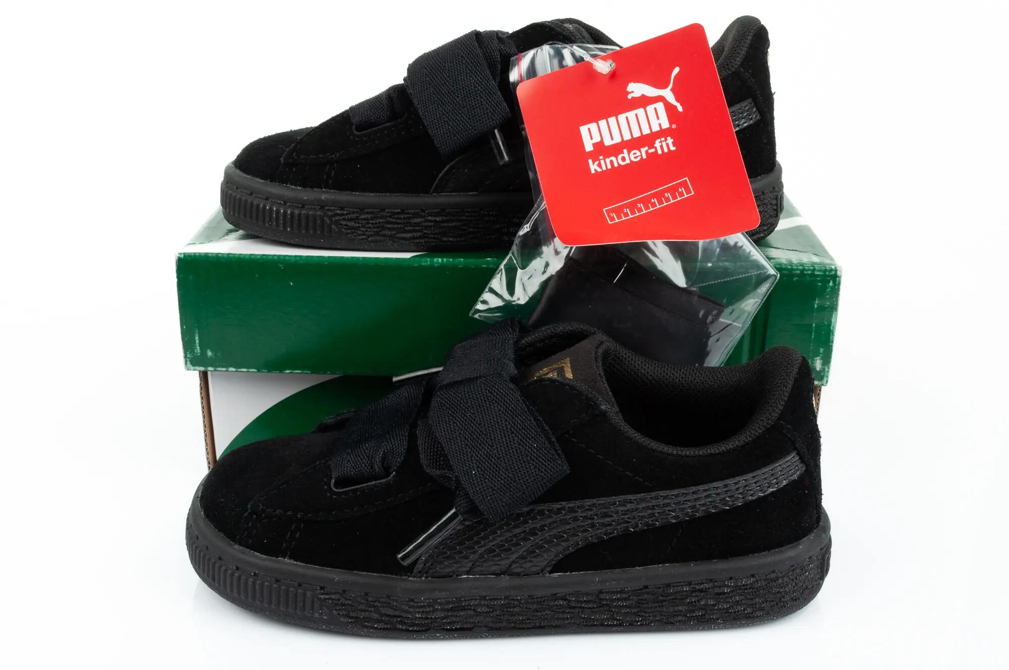 Scarpe Sportive Cuore Pelle Bambini Puma SNK Nero 10/10