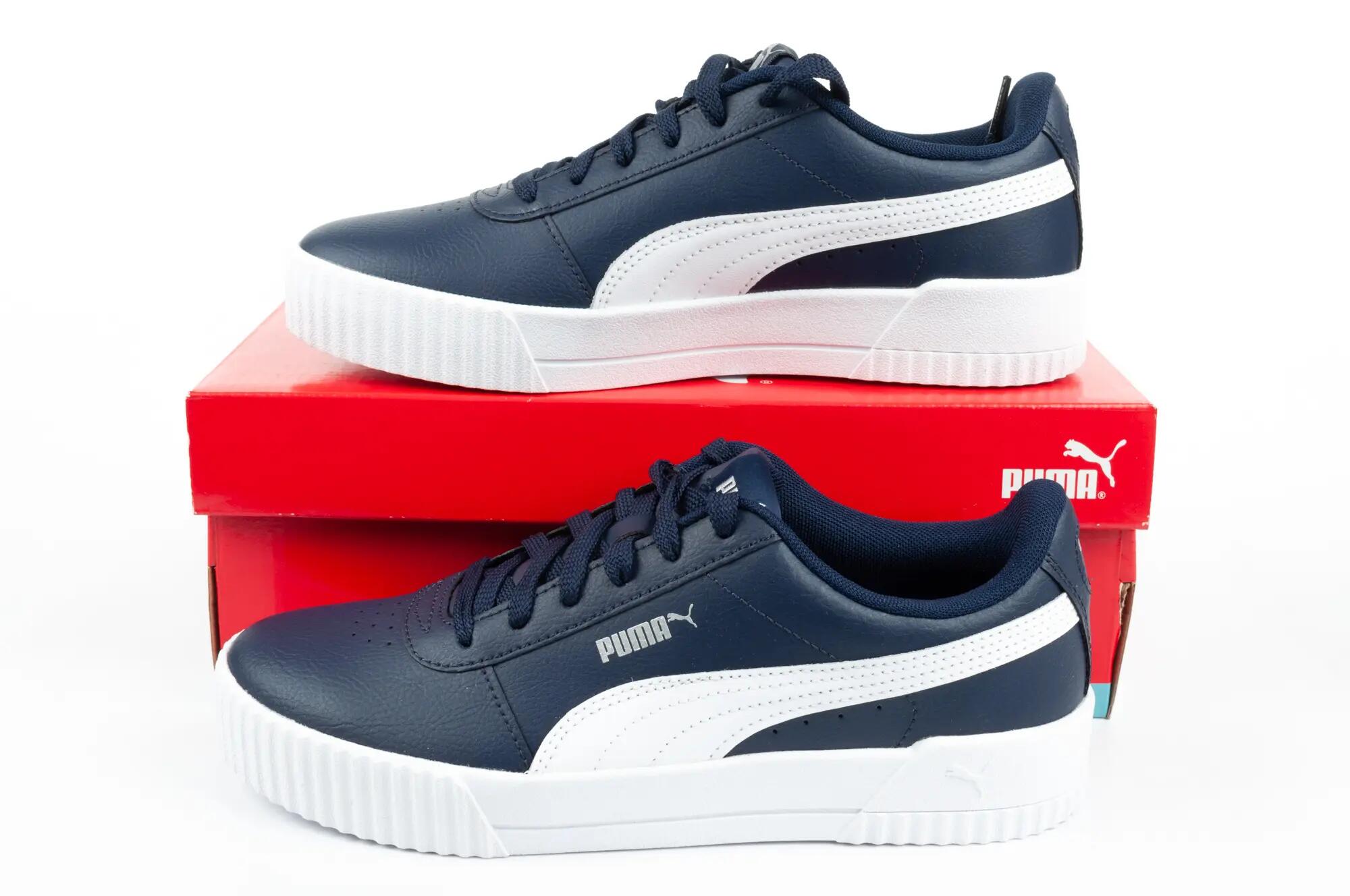Zapatillas Deportivas de Cuero Carina para Mujer Azul Marino 10/10