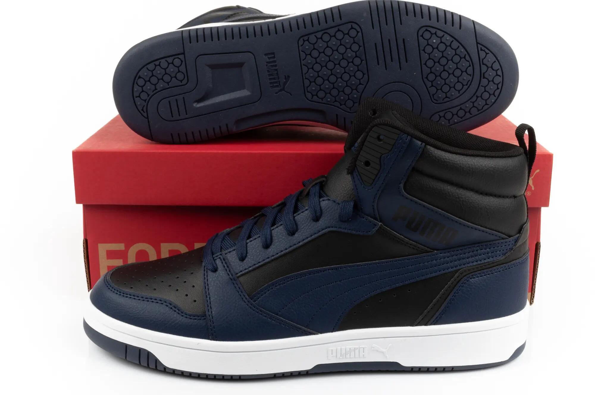 Scarpe Sportive PelleUomo Puma Rebound V6 Blu Navy 10/10