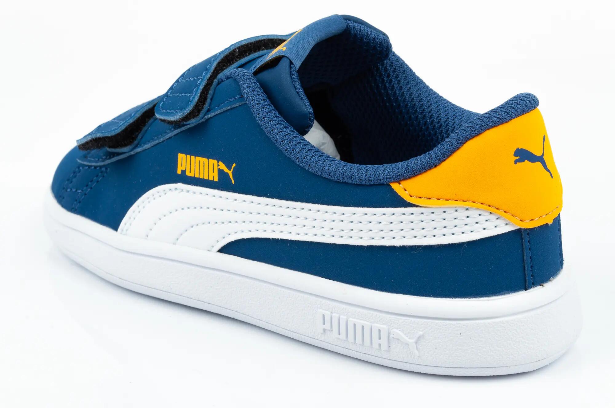 Scarpe Pelle Ecologica Bambini Puma Smash V2 Blu 5/10