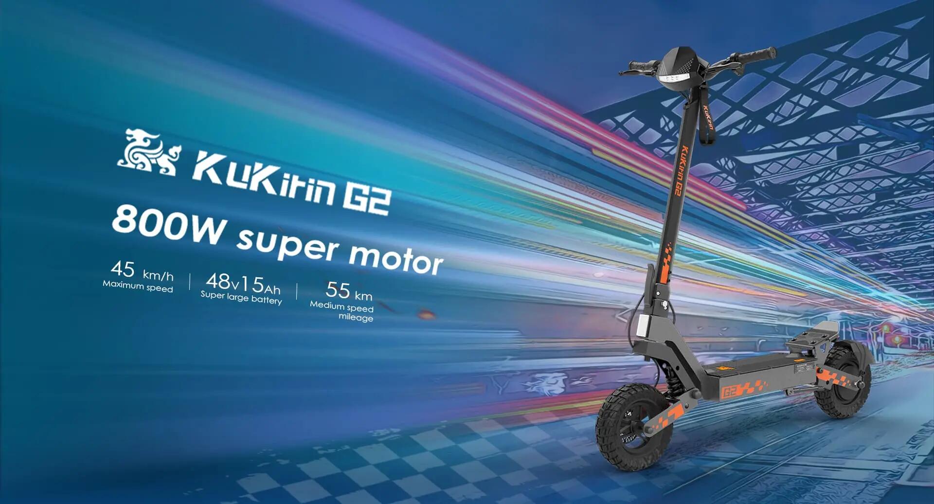 Hulajnoga elektryczna Kukirin G2 800W 48V składana 8/15