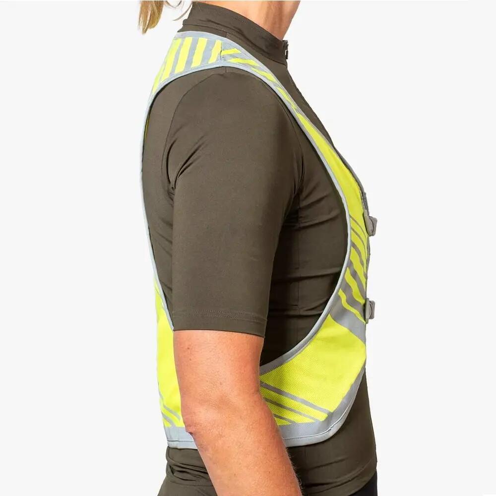 Vesta reflectorizanta ciclism Packable Visibility Vest, dimensiune S-M - verde… 2/5