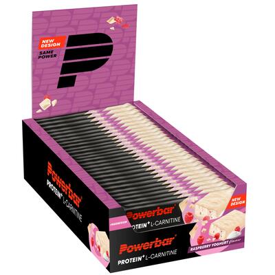 L-carnitine eiwitreep 35g framboos powerbar (verpakking van 30)