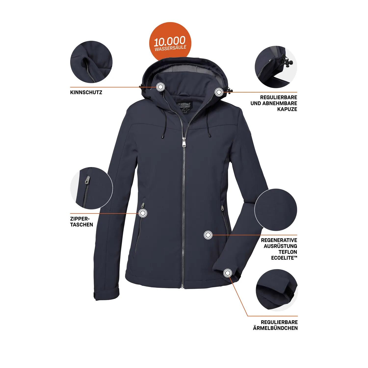 Damen Softshelljacke Softshelljacke 10/11