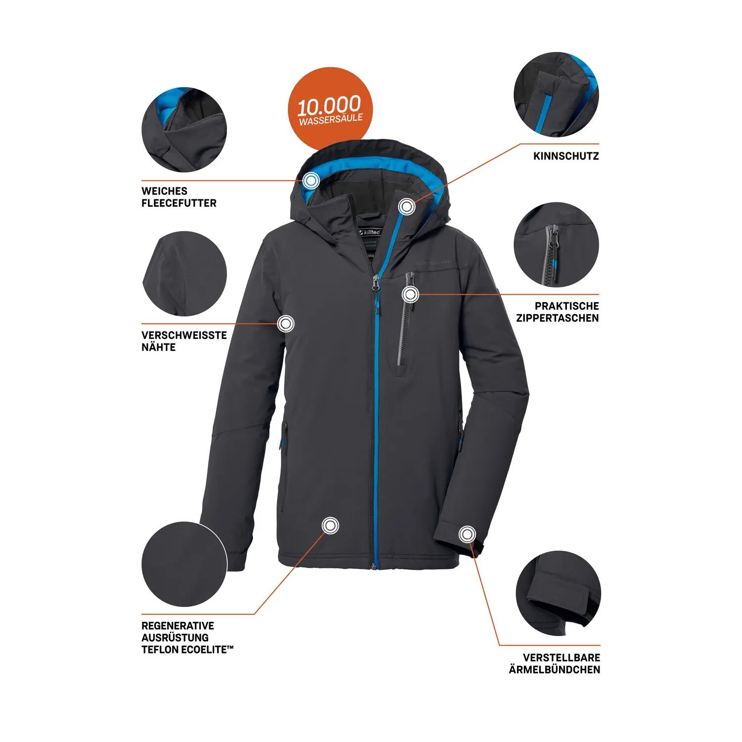 Jungen, Kinder Outdoorjacke KOW 159 10/11