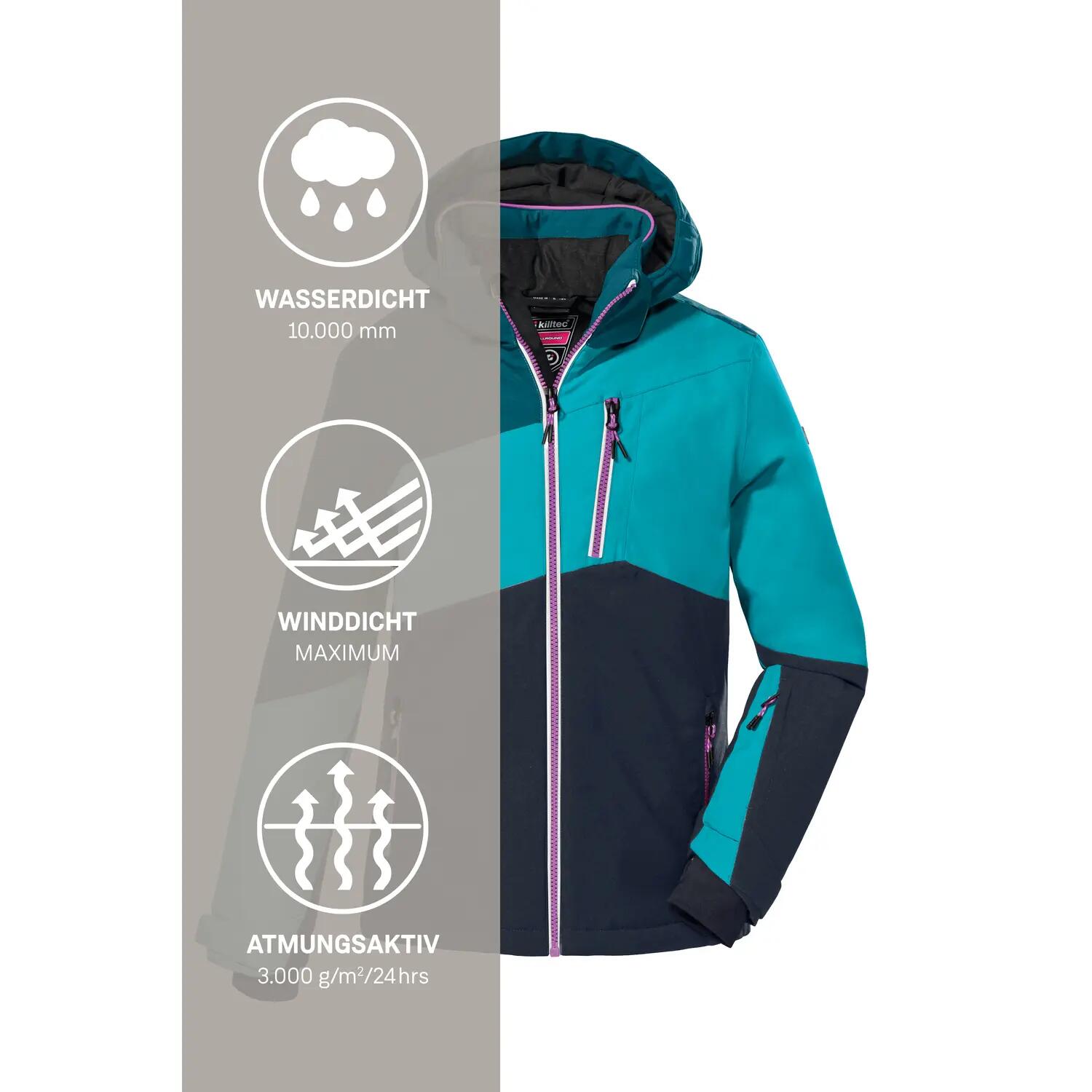 Kinder, Mädchen Skijacke KSW 166 GRLS SKI JCKT 10/10