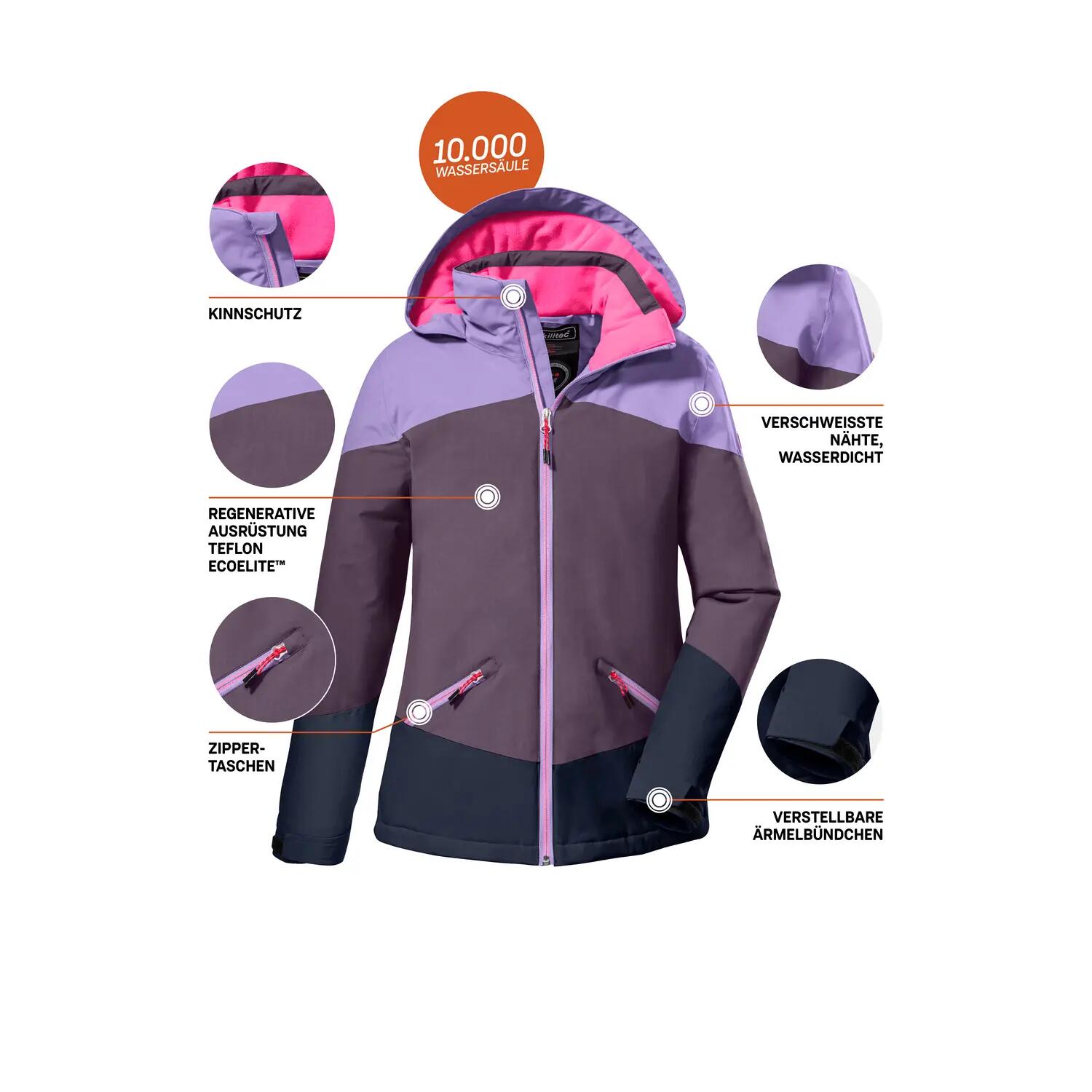 Kinder, Mädchen Outdoorjacke KOW 195 9/10