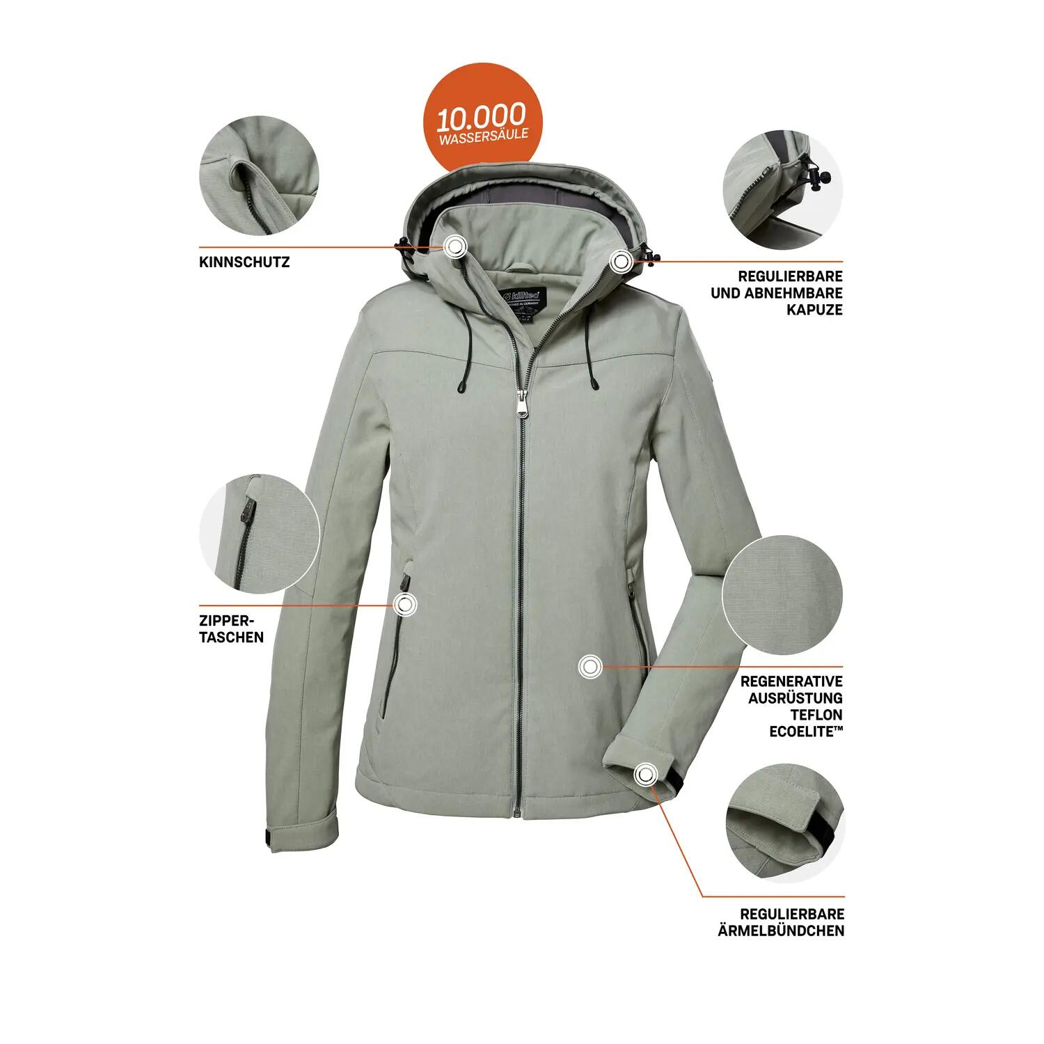 Damen Softshelljacke Softshelljacke 10/11